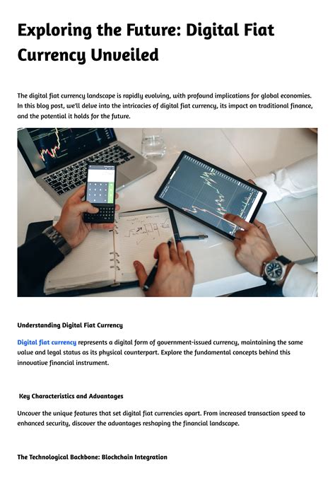 Digital fiat currency potential