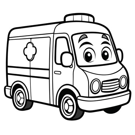Digital vs. Printable Coloring Ambulance Templates