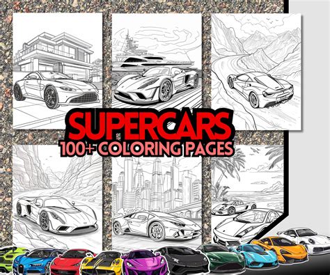 Digital vs. Printable Super Coloring Cars