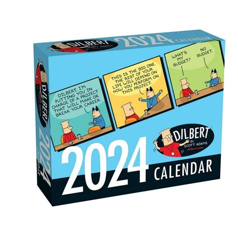 Dilbert Desk Calendar 2024