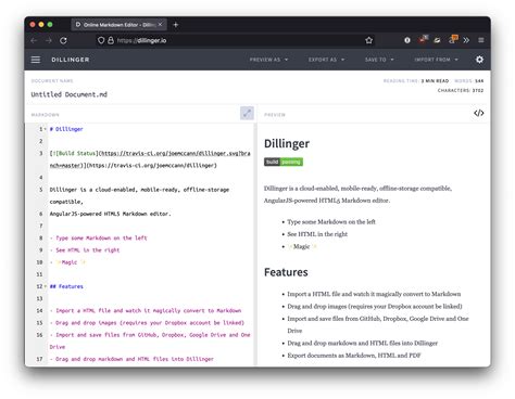 Dillinger – For Markdown Masters