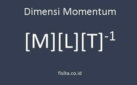 Dimensi dari Momentum: Memahami Konsep Dasar dan Aplikasinya