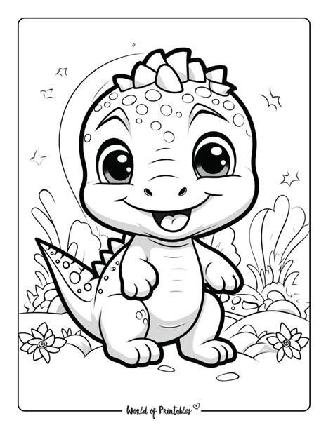 Dinasour Coloring Page