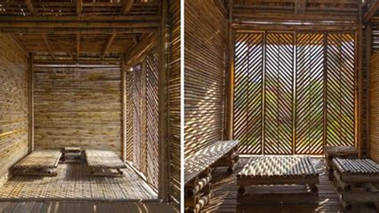Dinding Papan Atau Bambu Yang Fleksibel, Adat Jambi