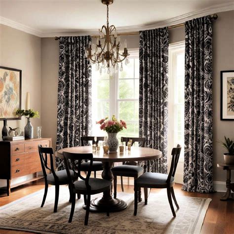 Dining Room Drapery Ideas