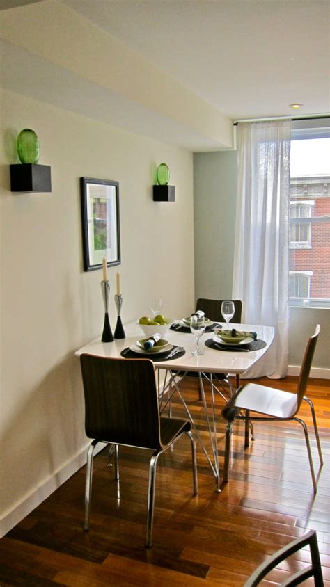 Dining Room Table Against the Wall Inspiration