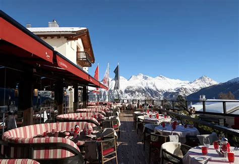 Dining in St Moritz