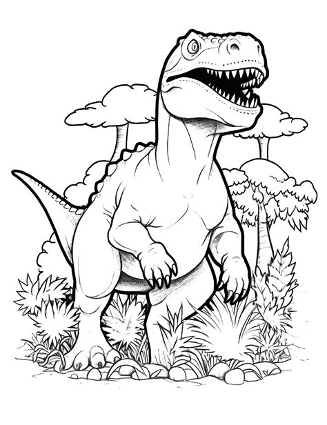 Dino Coloring Pages Printable