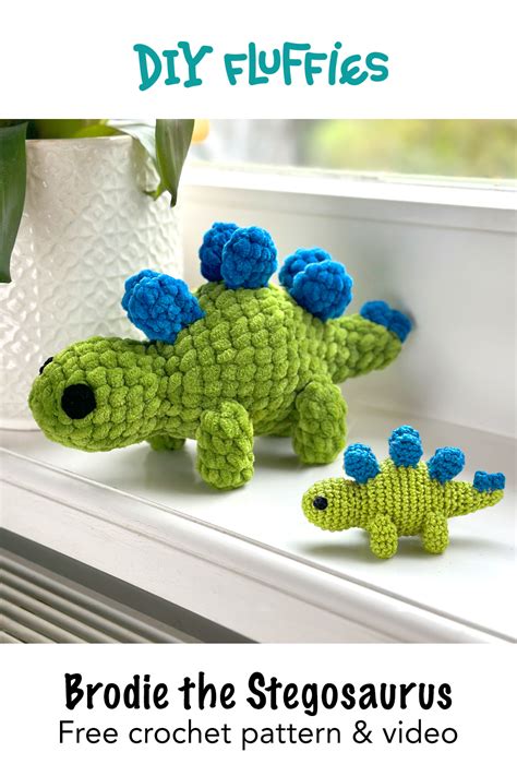 Dino Free Crochet Pattern