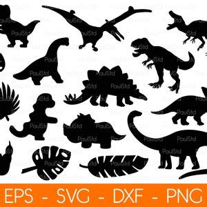 Download Dinosaur Bundle / Trex / Triceratops DXF Files