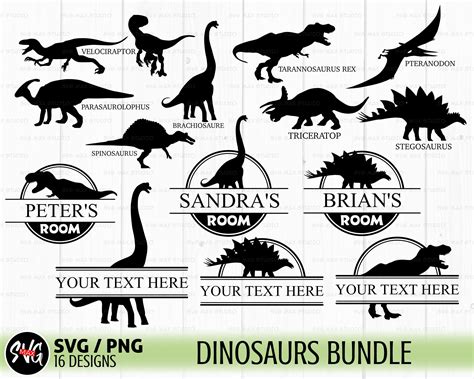 Download Dinosaur Bundle Cut Files