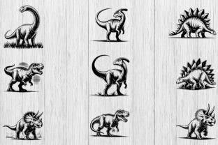 Download Dinosaur Bundle Silhouette DXF Files