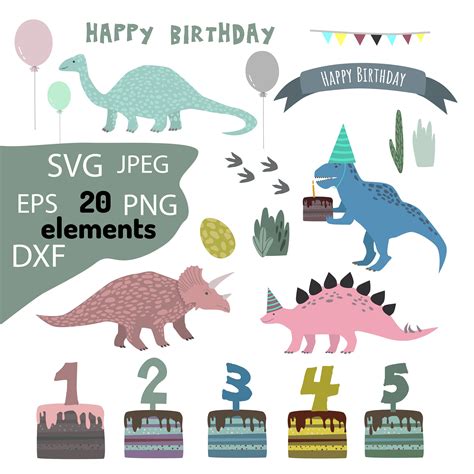 Download Dinosaur Bundle for Cricut Machine