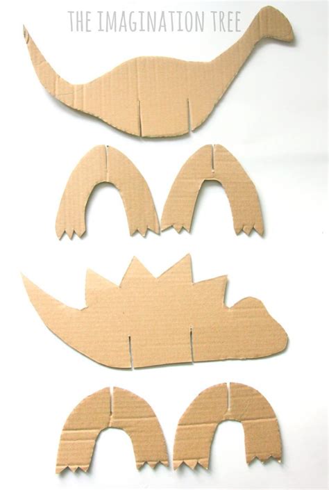 Dinosaur Cardboard Template