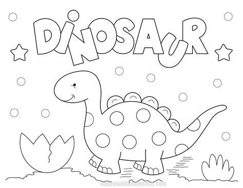 Dinosaur Coloring Pages For Preschool