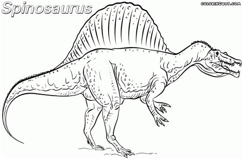 Dinosaur Coloring Pages Spinosaurus