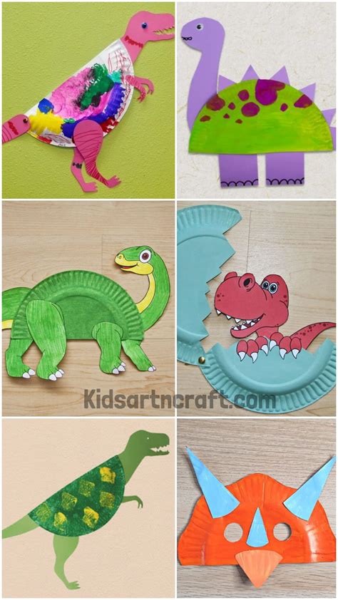 Dinosaur Paper Plate Crafts