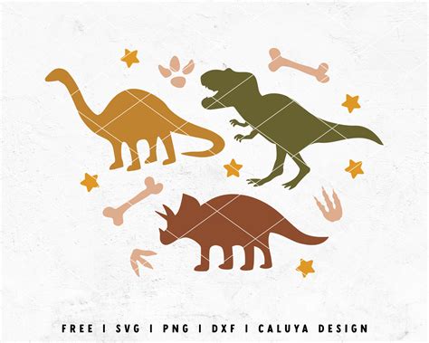 Download Dinosaur Shapes SVG File - SVG Design Silhouette Free PSD Mockups