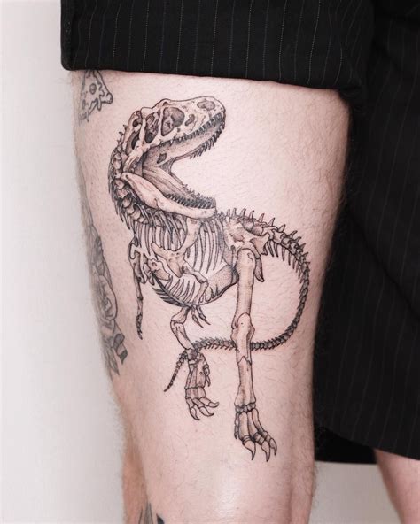 Dinosaur Skeleton Tattoo