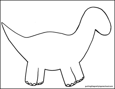 Dinosaur Template Cut Out