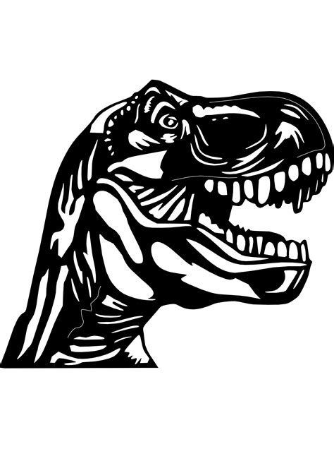 Download Dinosaur Theme T-Rex Fossil Files DXF Files