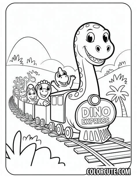 Dinosaur Train Color Pages