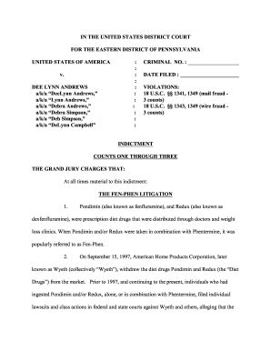 Direct Indictment Information Sheet