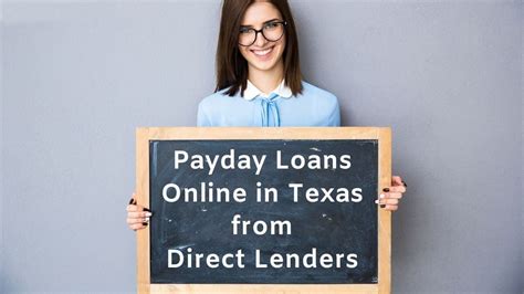 Direct Payday Lenders In Texas