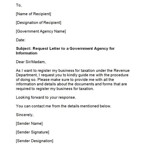 Direct Requests to Government Agencies