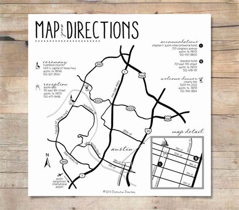 Direction Cards Template