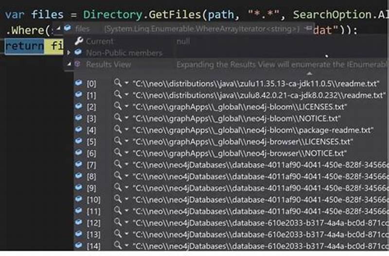 Directory Getfiles Search Pattern C# Example