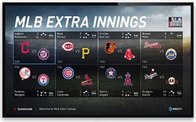 Directv Mlb Extra Innings Printable Schedule 2019