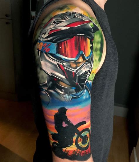 Tattoosmotocross tattoo in 2020 Motocross tattoo, Bike