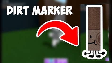 Dirt Marker - Roblox