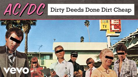 Dirty Deeds Done Dirt Cheap Traduction
