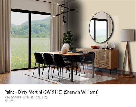 Dirty Martini Paint Color