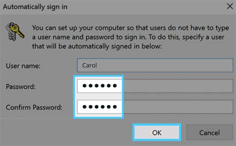 Disable Automatic Login on Your PC