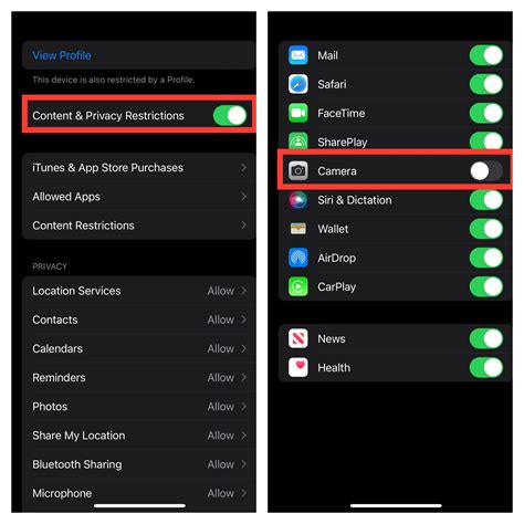 Disable Camera Access on Your iPhone Lock Screen