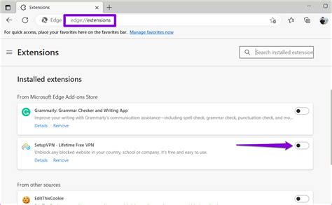 Disable Extensions in Chrome and Edge