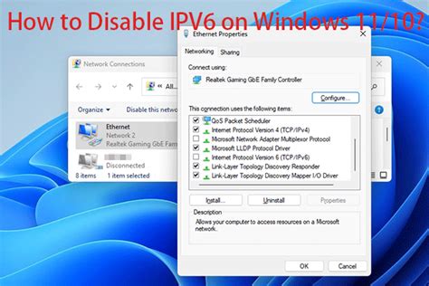 Disable IPv6 On Your PC
