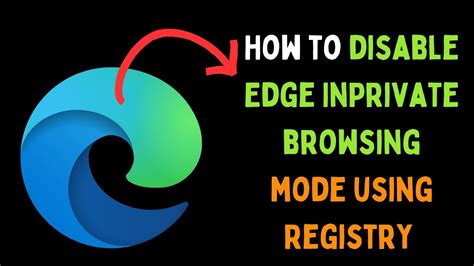 Disable InPrivate Browsing via Registry