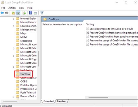 Disable OneDrive In Windows 11 Through The Group Policy Editor