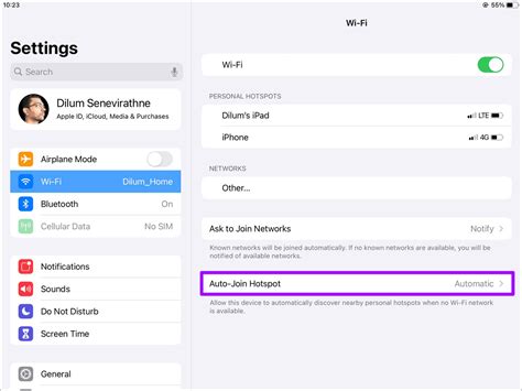 Disable Personal Hotspot on iPhone
