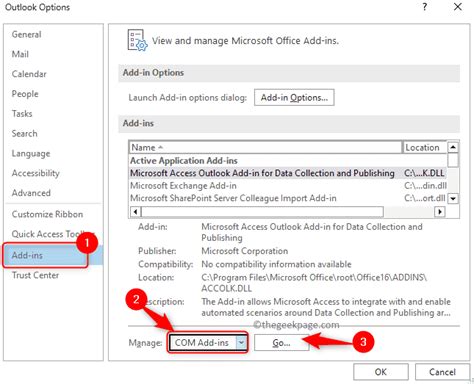 Disable Problematic Add-Ins in Outlook