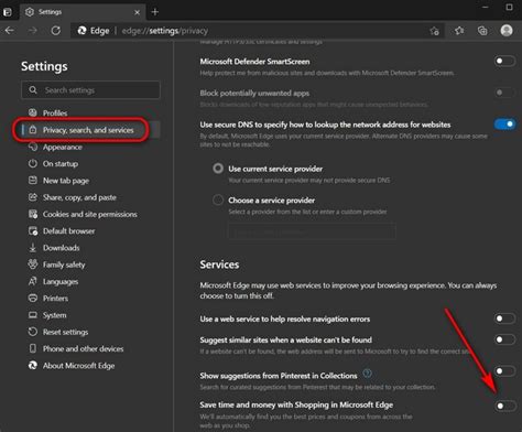 Disable Shopping Feature in Microsoft Edge on Windows 10 and Android