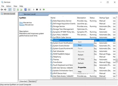 Disable Superfetch (Sysmain) With Registry Editor