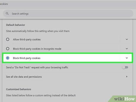 Disable Third-party Cookies