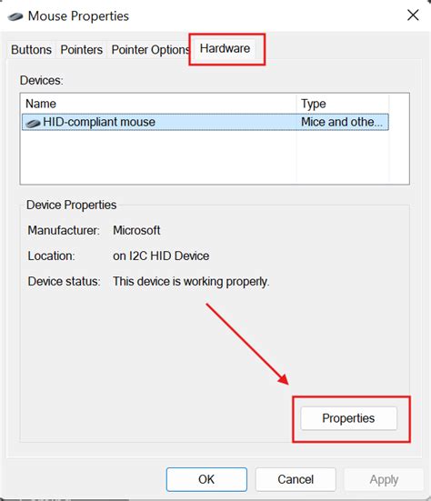 Disable Touchpad via Mouse Properties