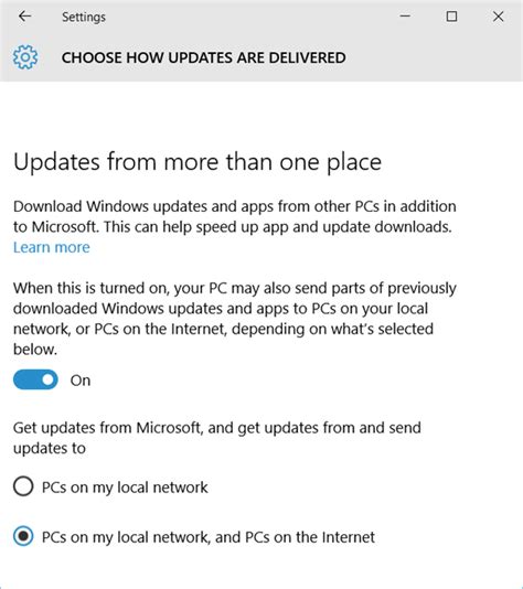Disable Windows Update Delivery Optimization