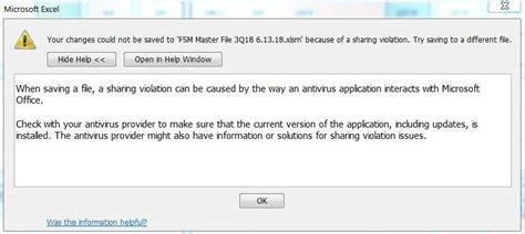 Disable Your Antivirus Software to Fix Excel Not Responding Error